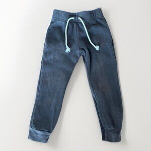 MATE‎ THE LABEL Mini Organic Terry Jogger Pants 12-18 Months Charcoal DISCOLORED